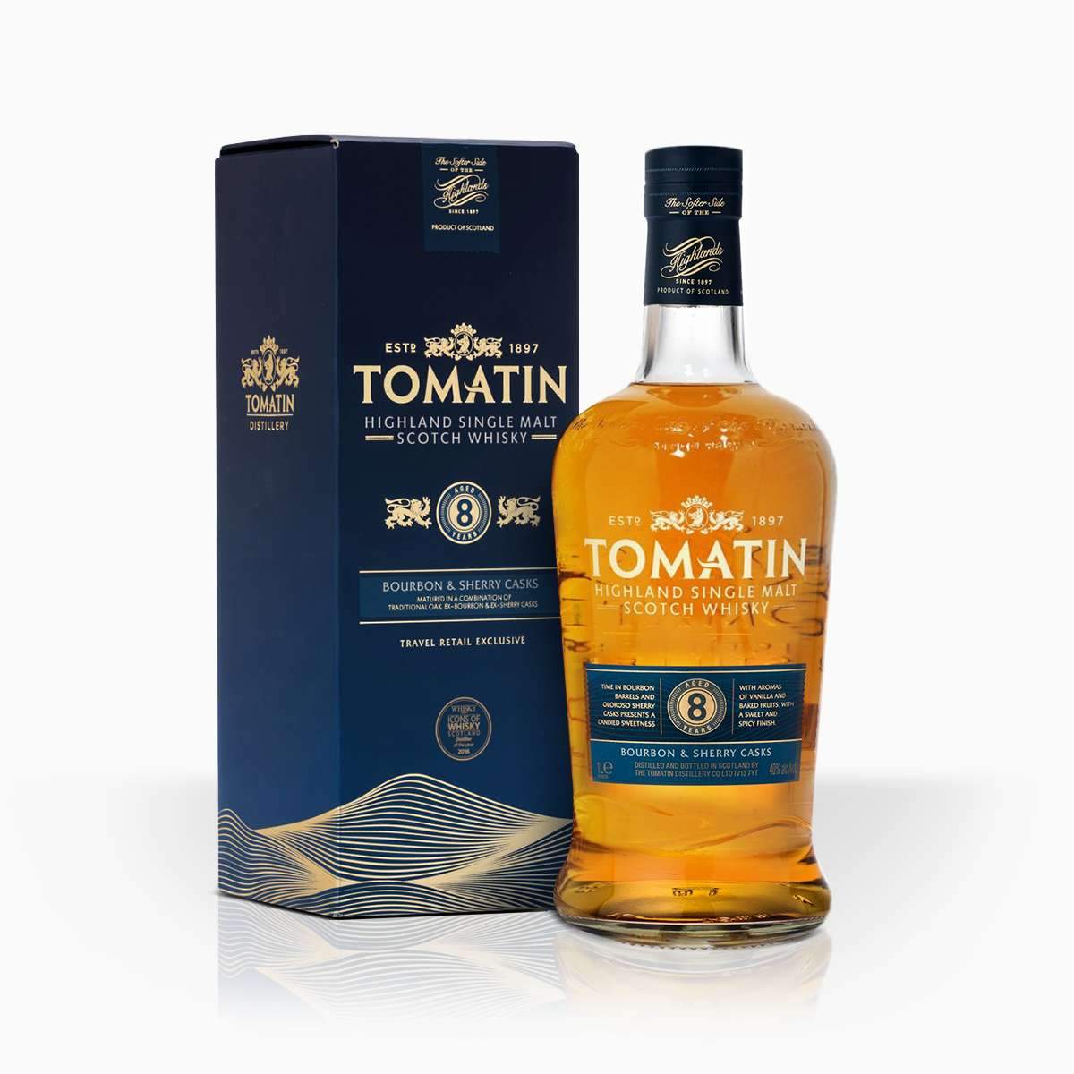 Whisky Tomatin 8YO 40% 1l