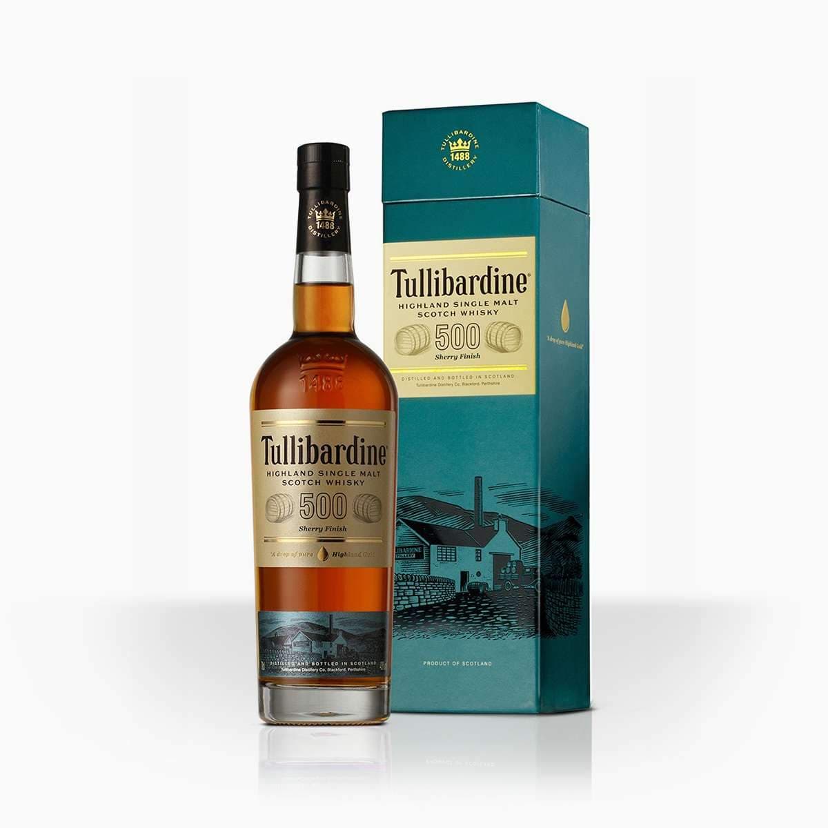 Whisky Tullibardine 500 Sherry Finish 43% 0,7l