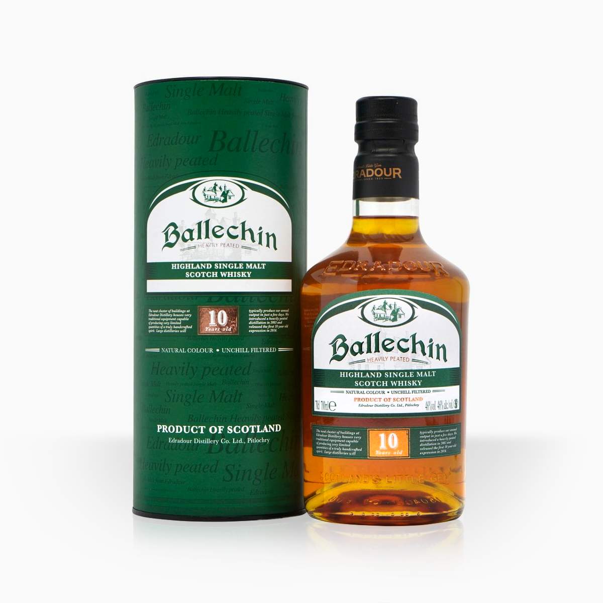 #2484 Whisky Ballechin 10YO 46% 0,7l