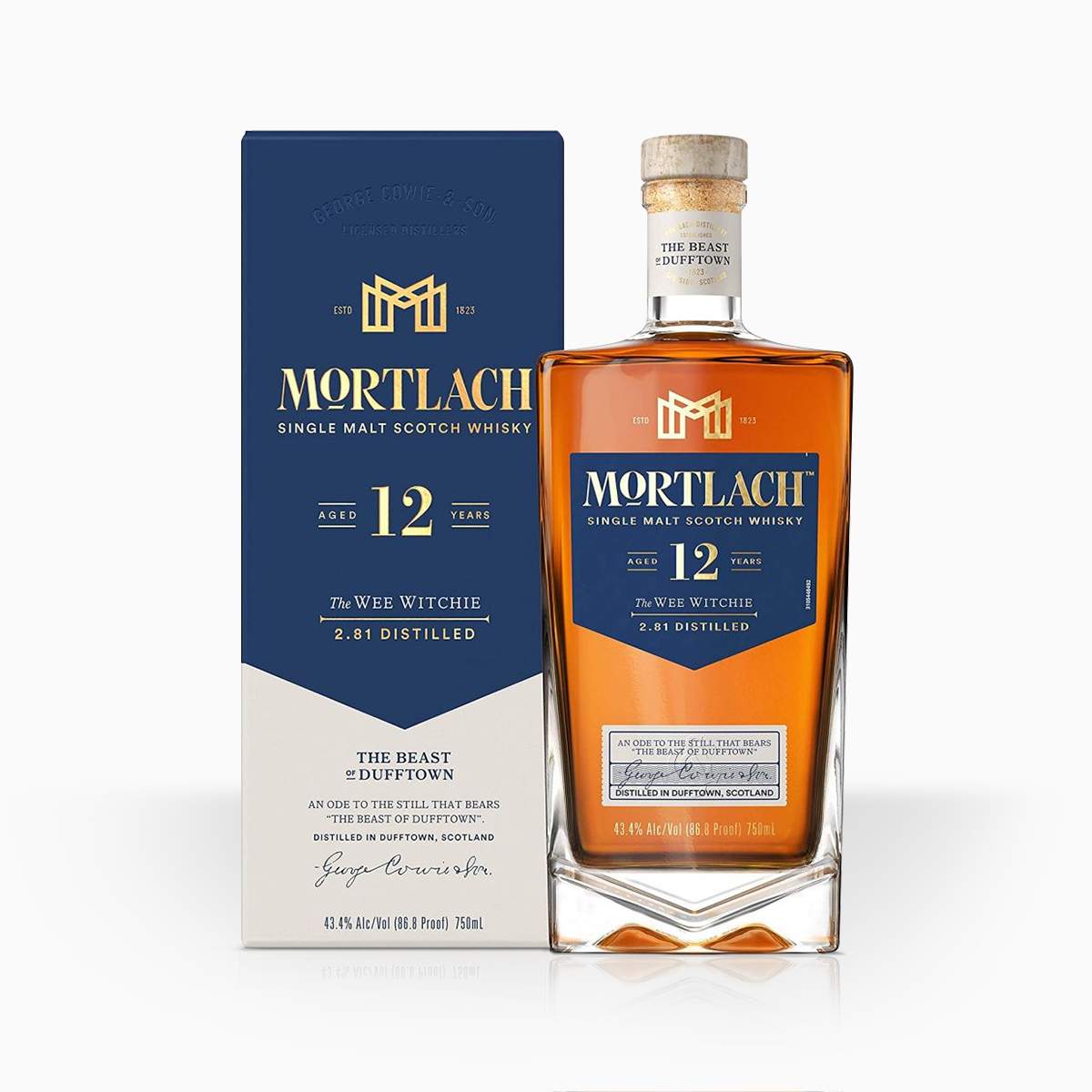 #2486 Whisky Mortlach 12YO GB 43,4% 700ml