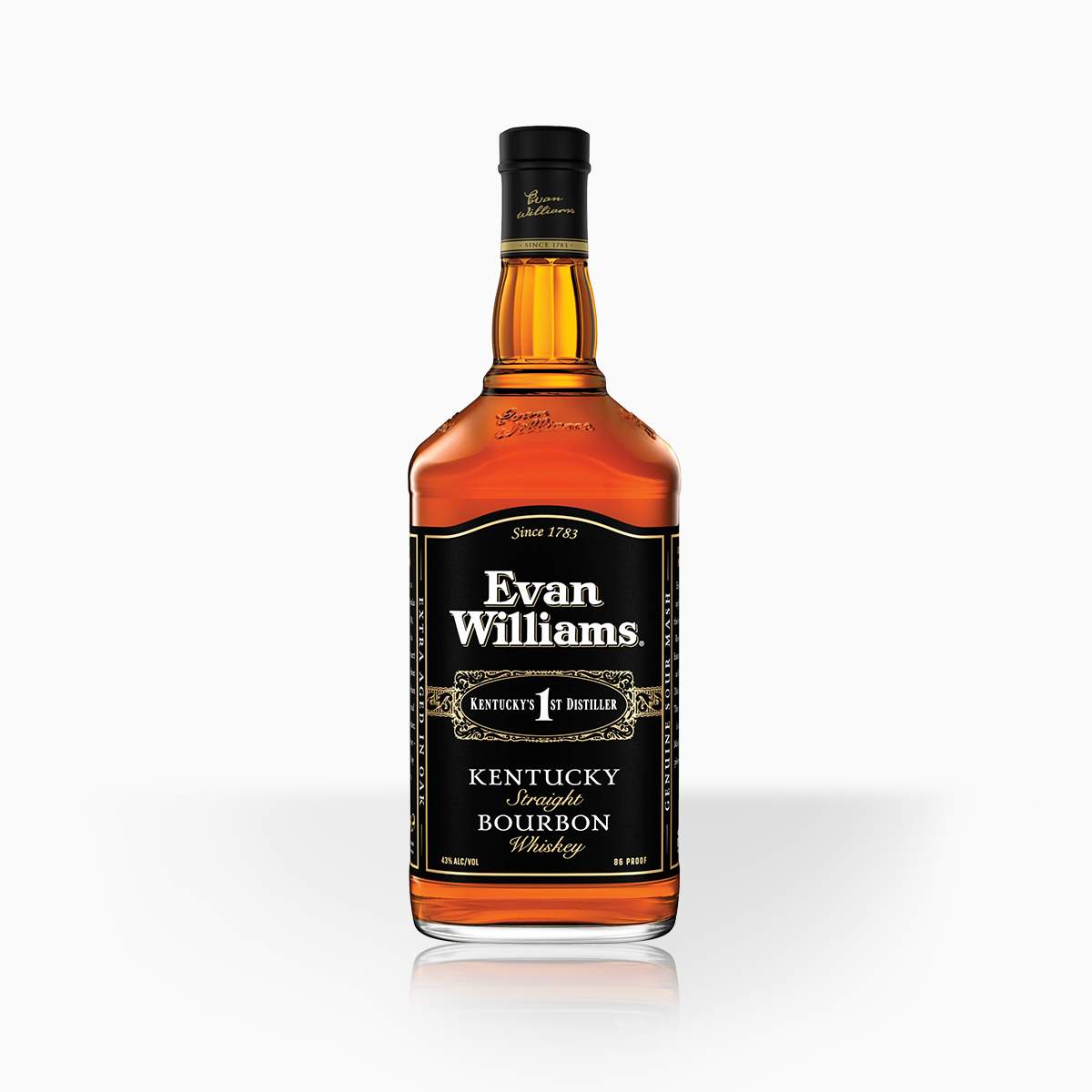 Bourbon Evan Williams Black Label 43% 0,7l