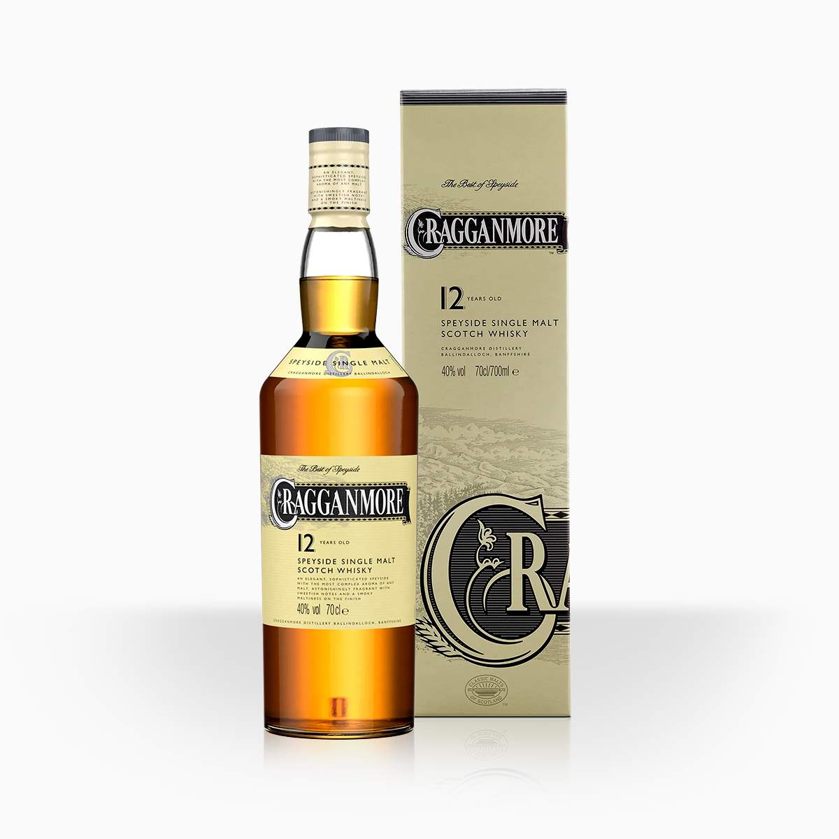 Whisky Cragganmore 12YO 40% 0,7l