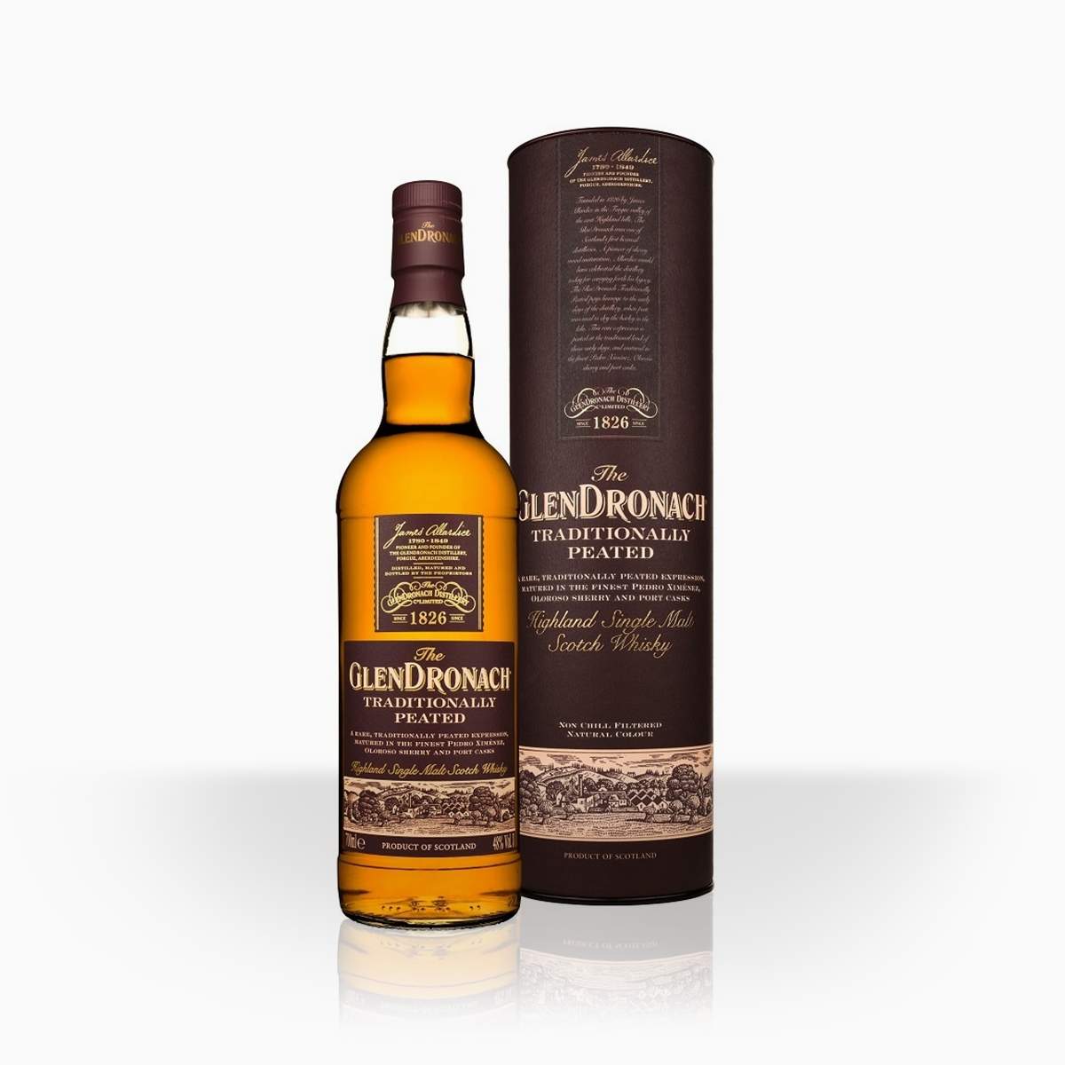 Whisky Glendronach Traditionally Peated 48% 0,7l