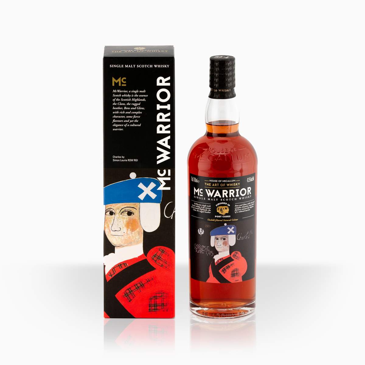 Whisky House of McCallum McWarrior 12YO PX Port Cask 43,5% 0,7l