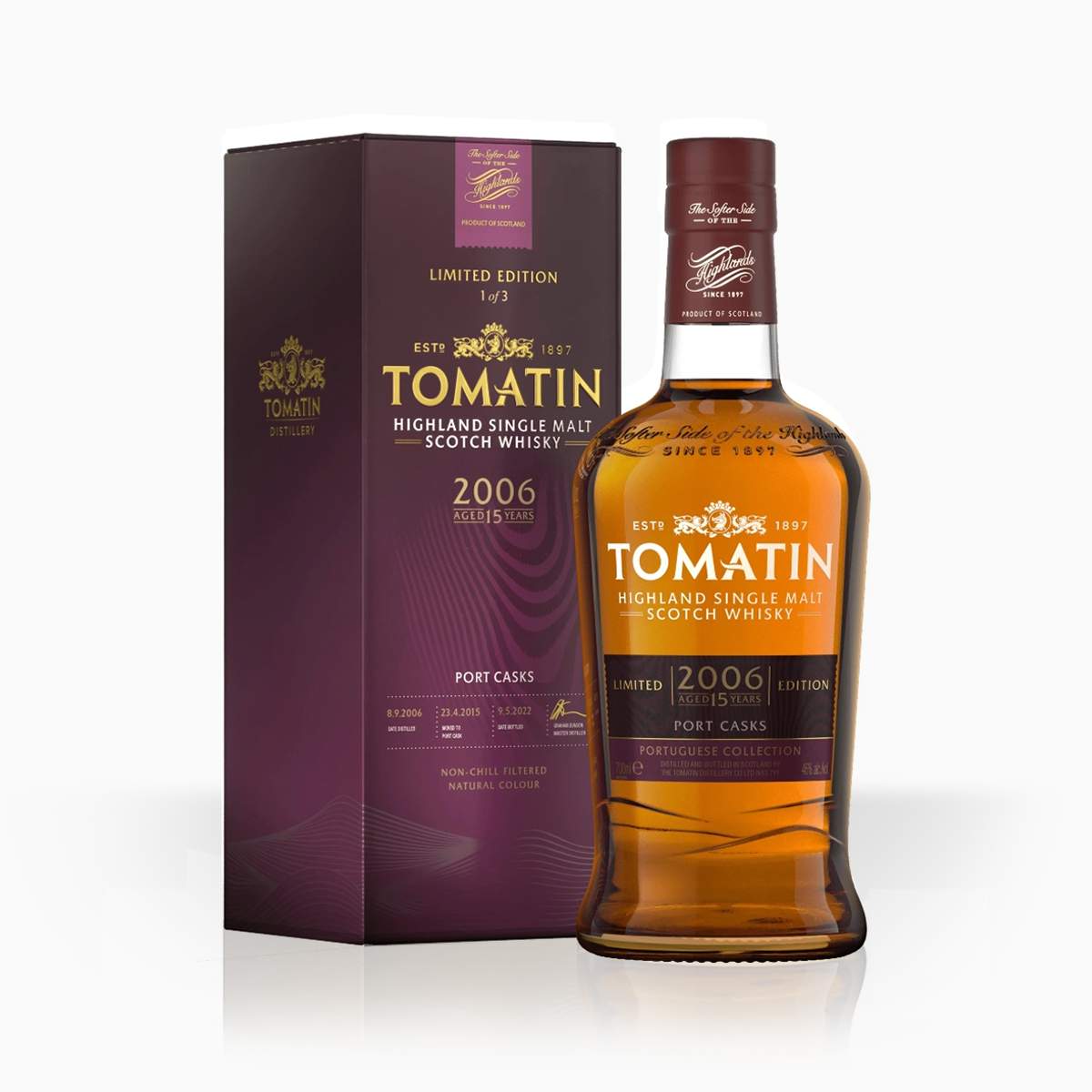 #2968 Whisky Tomatin 2006 15YO Port GB 46% 0,7l