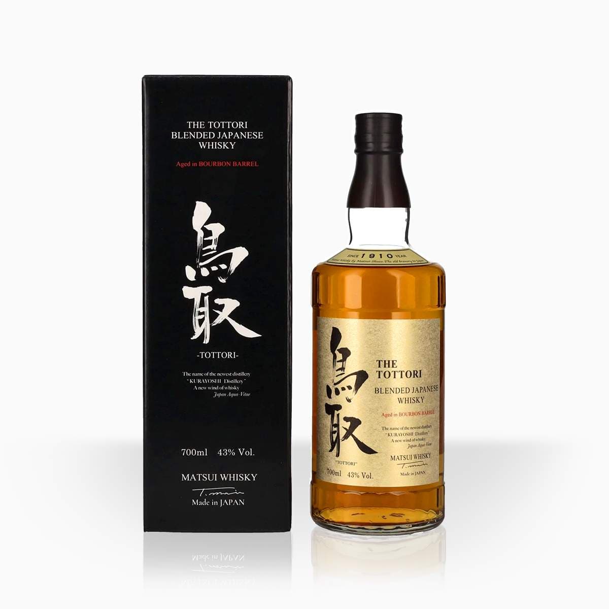 Whisky Tottori Blended Bourbone Cask 43% 0,7l