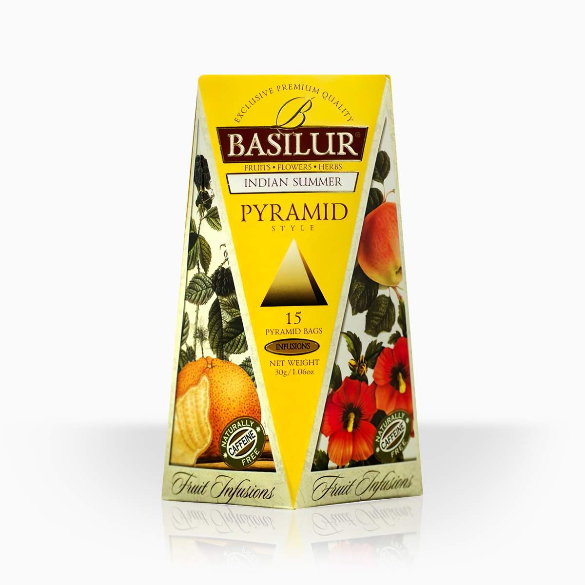 Basilur Indian Summer Pyramid Fruit Tea 30g