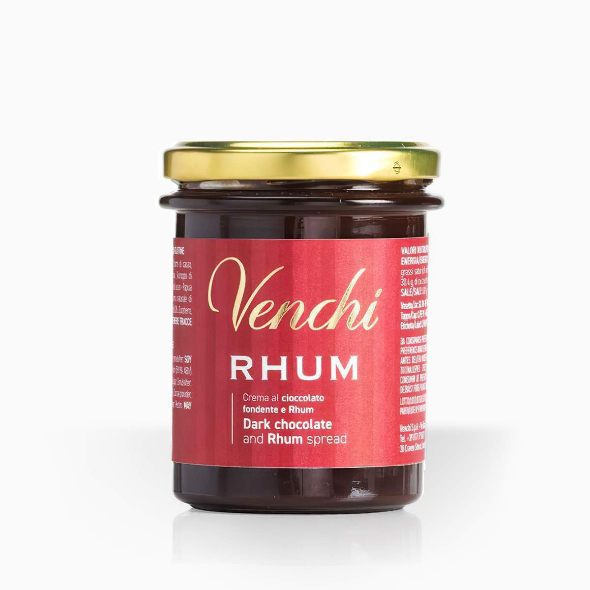 Venchi cream from dark chocolate with rum 200g