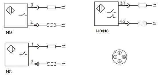 фото Индуктивный датчик LANBAO LE40SZSF25ATCY-E2 Air-po.ru Промоборудование
