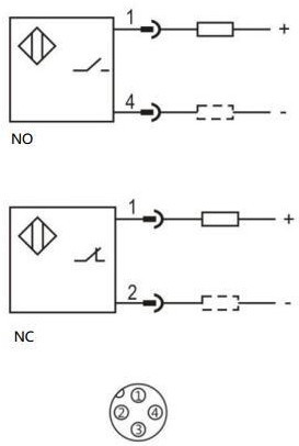 фото Индуктивный датчик LANBAO LE40XZSF15DLO-E2 Air-po.ru Промоборудование