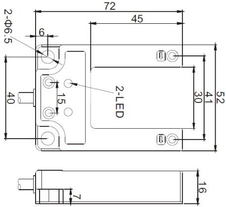 фото Щелевой датчик LANBAO PU30-TDNB 3001 Air-po.ru Промоборудование