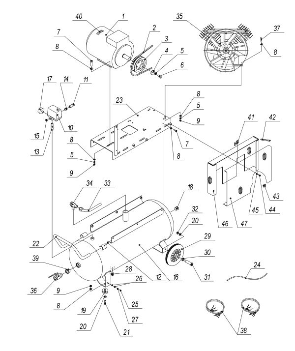 фото Блок поршневой LB50 4022230020 Air-po.ru Промоборудование
