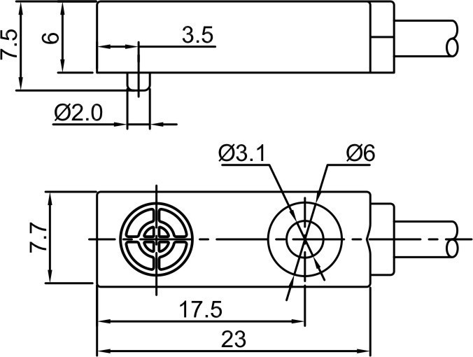 фото Индуктивный датчик LANBAO LE08XSN25DPC Air-po.ru Промоборудование