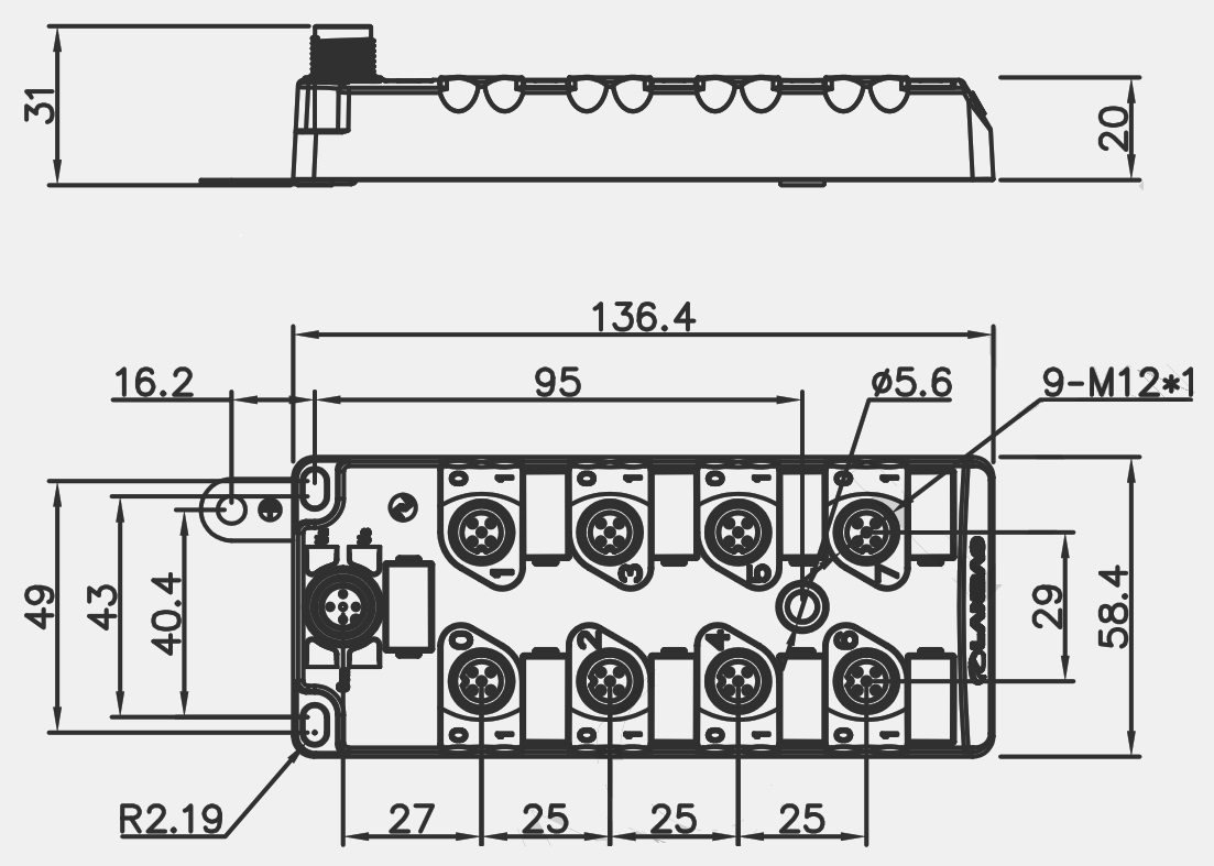 фото Модуль IO-link LANBAO HIOL-S12-P0808A Air-po.ru Промоборудование