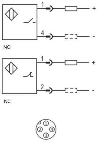 фото Индуктивный датчик LANBAO LE40SZSF25ELOY-E2 Air-po.ru Промоборудование