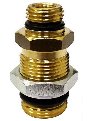 фото D2512 М22х1,5 - М16х1,5 (М22х1,5→М16х1,5) ФИТИНГ ПЕРЕХОДНИК ПРОХОДНОЙ Air-po.ru Промоборудование