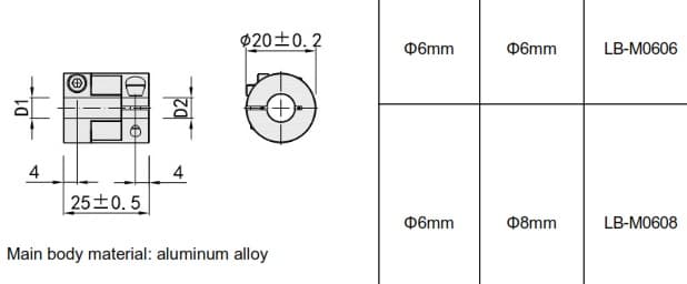 фото Муфта LANBAO LB-M0606 Air-po.ru Промоборудование