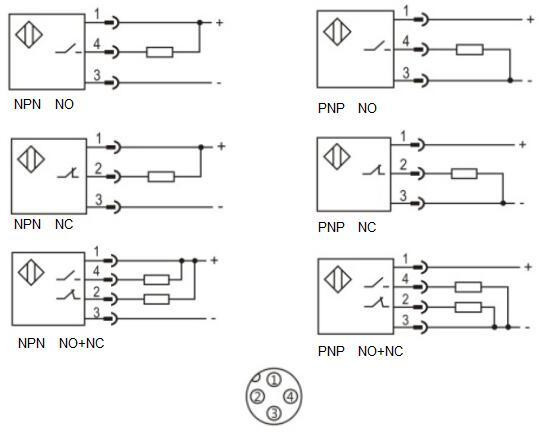 фото Индуктивный датчик LANBAO LE40SZSF25EPOY-E2 Air-po.ru Промоборудование