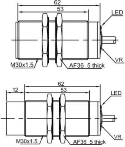 фото Индуктивный датчик LANBAO LR30XCN15DNCJ Air-po.ru Промоборудование