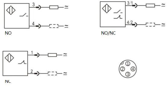 фото Индуктивный датчик LANBAO LE40XZSF25ATCY-E2 Air-po.ru Промоборудование
