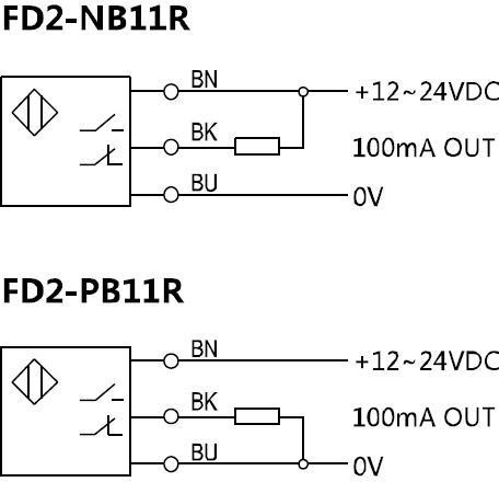 фото Усилитель для оптоволоконных датчиков LANBAO FD2-NB11R Air-po.ru Промоборудование