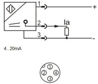 фото Индуктивный датчик расстояния LANBAO LR12XCN04LI4M-E2 Air-po.ru Промоборудование