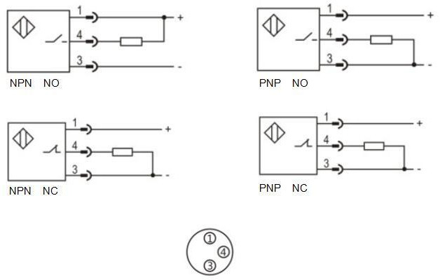 фото Индуктивный датчик LANBAO LR08BN04DPOY-E1 Air-po.ru Промоборудование