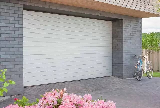 Автоматические секционные гаражные ворота ALUTECH Prestige 2625×2250 мм