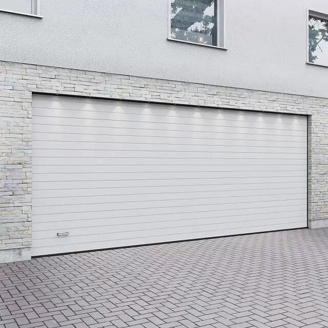 Секционные гаражные ворота ALUTECH Trend (ширина 6 метров)