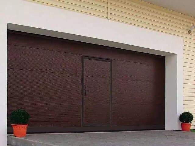 Автоматические подъемные секционные гаражные ворота ALUTECH Trend 2625×2250 мм