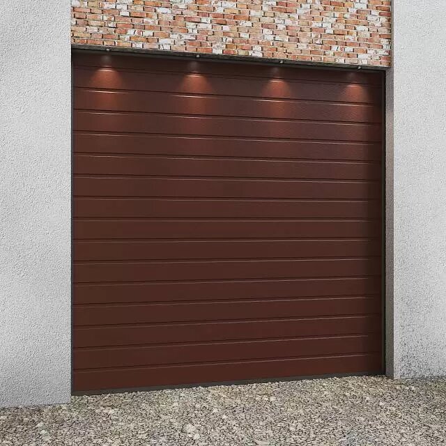 Подъемные секционные гаражные ворота ALUTECH Trend 2000×2000 мм