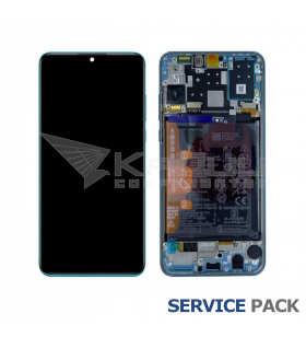 Pantalla Huawei P30 Lite New Edition Azul con Batería Lcd MAR-L21BX 48mpx 02353FQE Service Pack