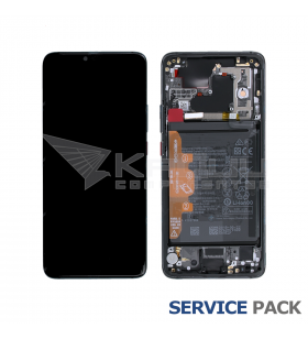 Pantalla Huawei Mate 20 Pro Negra con Batería Lcd LYA-L09 02352FRL Service Pack
