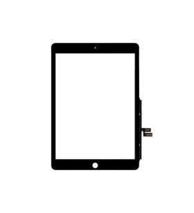 Cristal Táctil Digitalizador Sin Botón para Ipad 7ª Gen A2197, Ipad 8ª Gen A2428, iPad 9ª Gen A2602 Negro