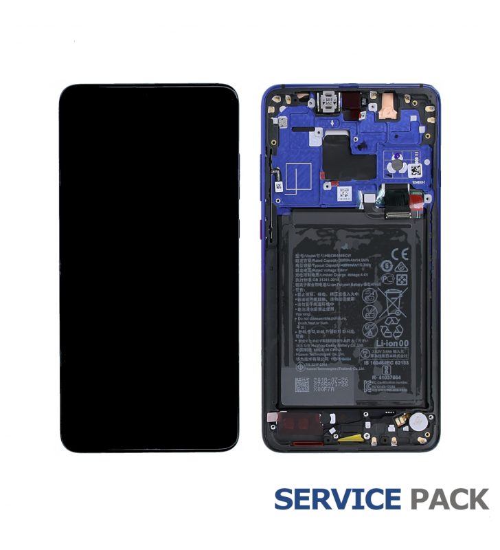 Pantalla Huawei Mate 20 Twilight/Purpura con Batería Lcd HMA-L29 02352FRA Service Pack