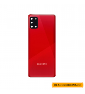 Tapa Batería Back Cover para Samsung Galaxy A31 A315F Rojo Reacondicionado