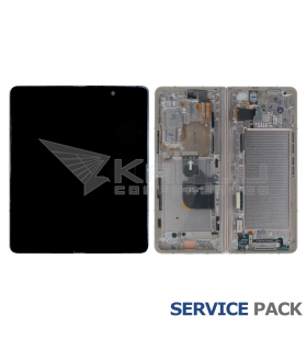 Pantalla Completa Galaxy Z Fold4 5G Beige Crema Lcd F936B GH82-29461C Service Pack