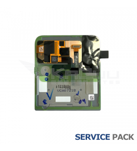 Tapa Batería Superior con Lcd para Galaxy Z Flip4 Rojo F721B GH97-27947H Service Pack