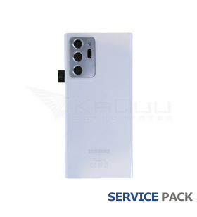 Tapa Batería Back Cover para Galaxy Note 20 Ultra, 5G N985F N986U Blanco GH82-23281C Service Pack