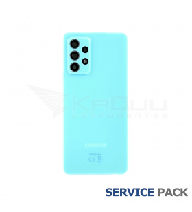 Tapa Batería Back Cover para Galaxy A52s 5G Awesome Blue Azul A528B GH82-26858F Service Pack