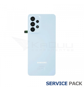 Tapa Batería Back Cover para Samsung Galaxy A33 5G A336B Awesome Blue Azul GH82-28042C Service Pack