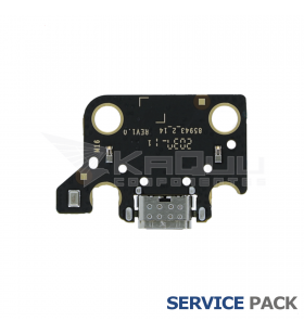 Flex Conector Carga Placa Tipo C para Galaxy Tab A7 10.4 2020 T500 T505 GH81-19632A Service Pack
