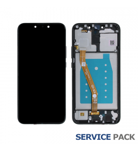 Pantalla Huawei Mate 20 Lite Negro con Marco Lcd SNE-LX1 02352DKK Service Pack