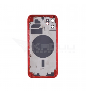 Chasis Carcasa Marco y Tapa para iPhone 12 Mini A2176 A2398 Rojo