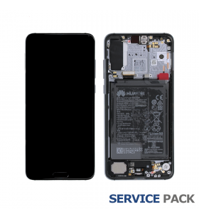 Pantalla Huawei P20 Pro Azul con Marco Lcd CLT-L04 02351WTP Service Pack