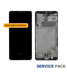 Pantalla Galaxy A42 5G, M42 5G Negra con Marco Lcd A426B M426B GH82-24376A Service Pack Reacondicionado