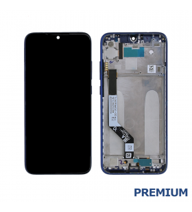Pantalla Xiaomi Redmi Note 7, Note 7 Pro, Note 7s Azul con Marco Lcd M1901F7G M1901F71 Premium