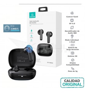 Auriculares bluetooth US-SM001 SM- SERIE NEGRO