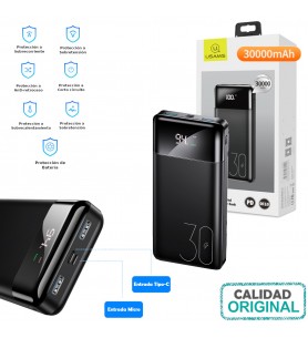 Power-Bank PB38 Dual QC3.0 carga rápida
