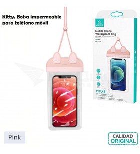 Bolsa impermeable para teléfono móvil ROSA pink US-YD010